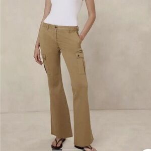 Banana Republic Sz 6 Authentic Chino Bootcut Cargo Pant